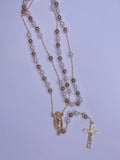 Rosary With Pearls 24”