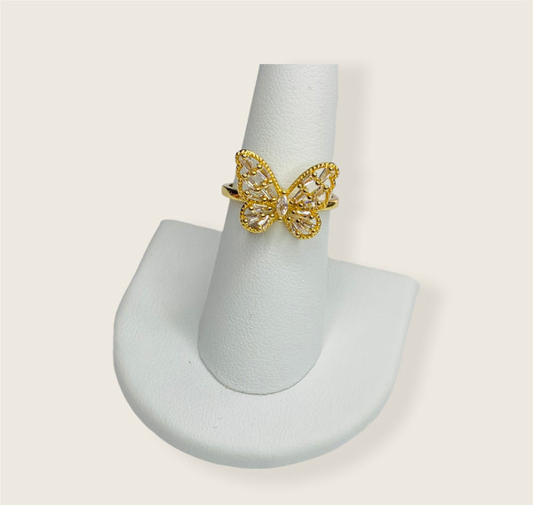 Butterfly Adjustable Ring