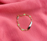 Baby Bracelet Yellow Evil Eye