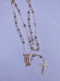 Rosary With Pearls 24”